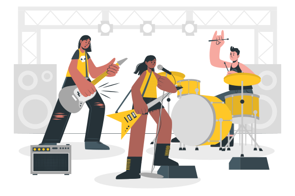 Download Free Rock Band Cuate Style Use our free logo maker to create a logo and build your brand. Put your logo on business cards, promotional products, or your website for brand visibility.