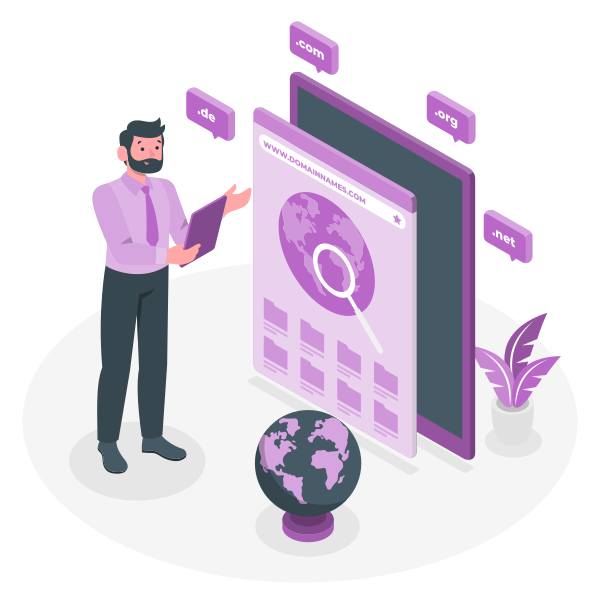 Domain Registration illustration