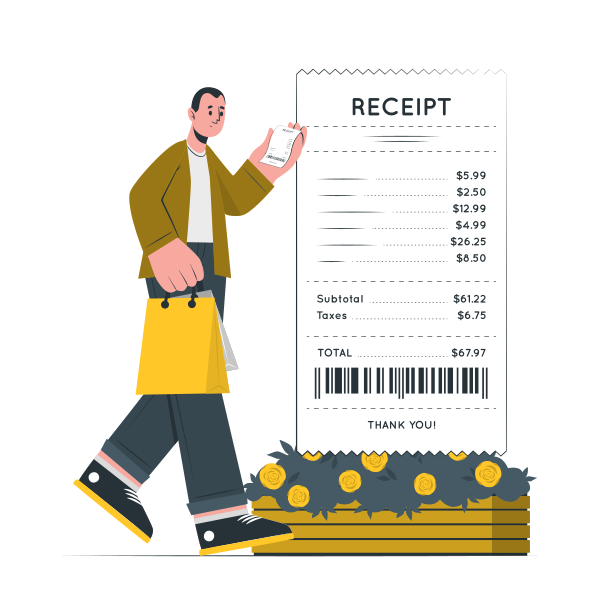 Receipt Png Cartoon